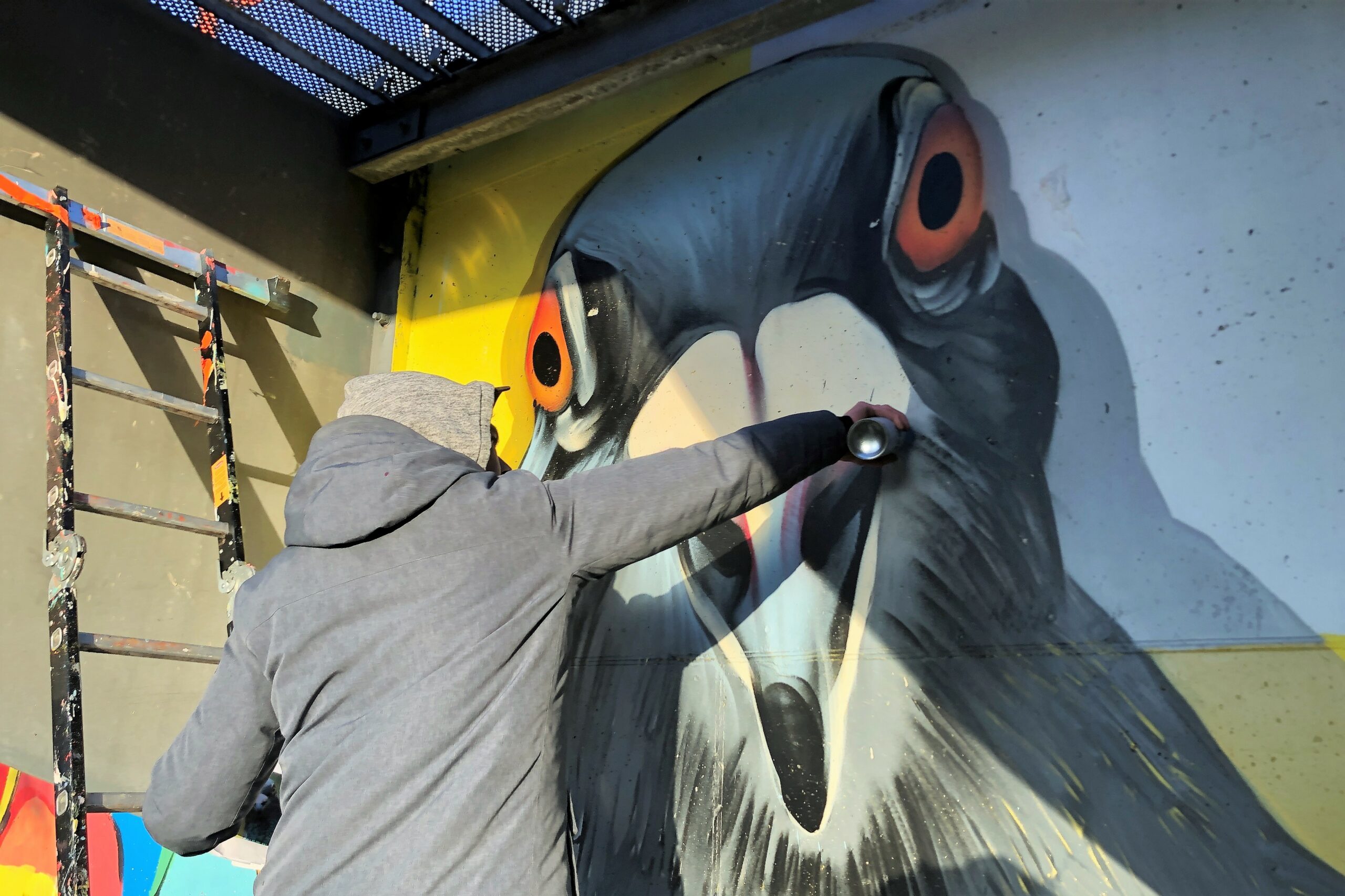 Streetart Fleurt Ronde Van Vlaanderenbrug Op In Kortrijk Nieuwsdok